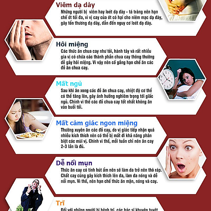 ăn cay có hại không