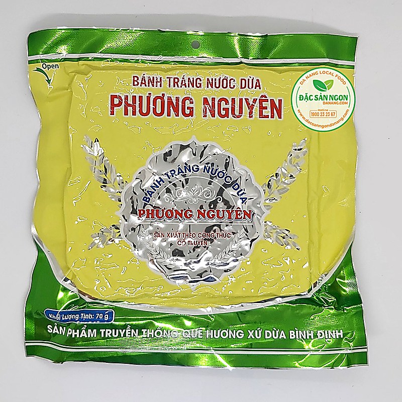 bánh tráng nước dừa Bình Định