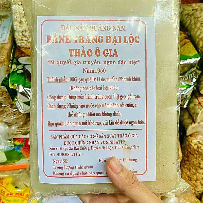 bánh tráng Quảng Nam