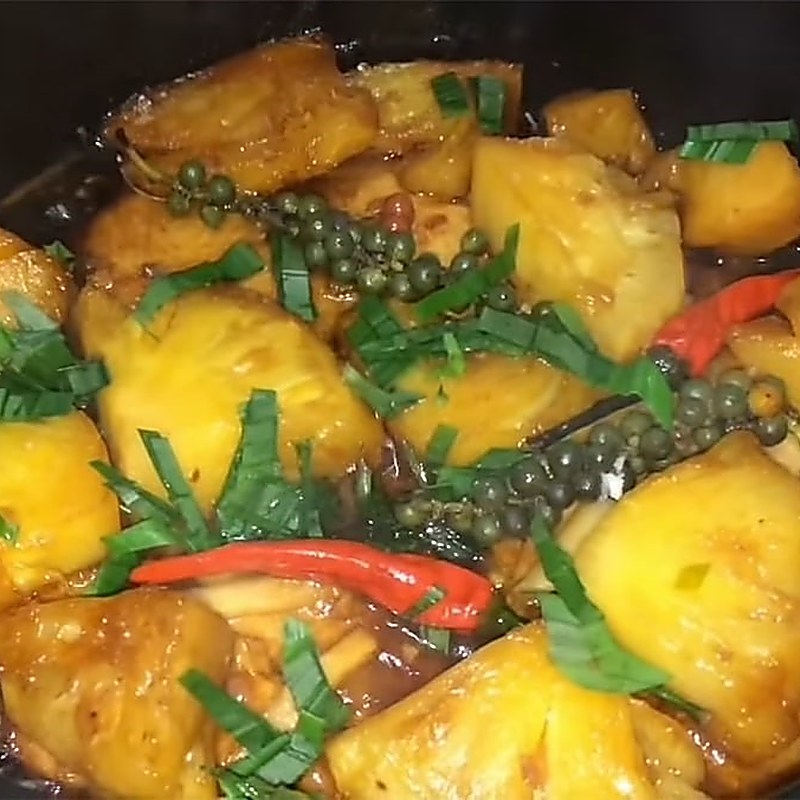 cá thu kho nghệ