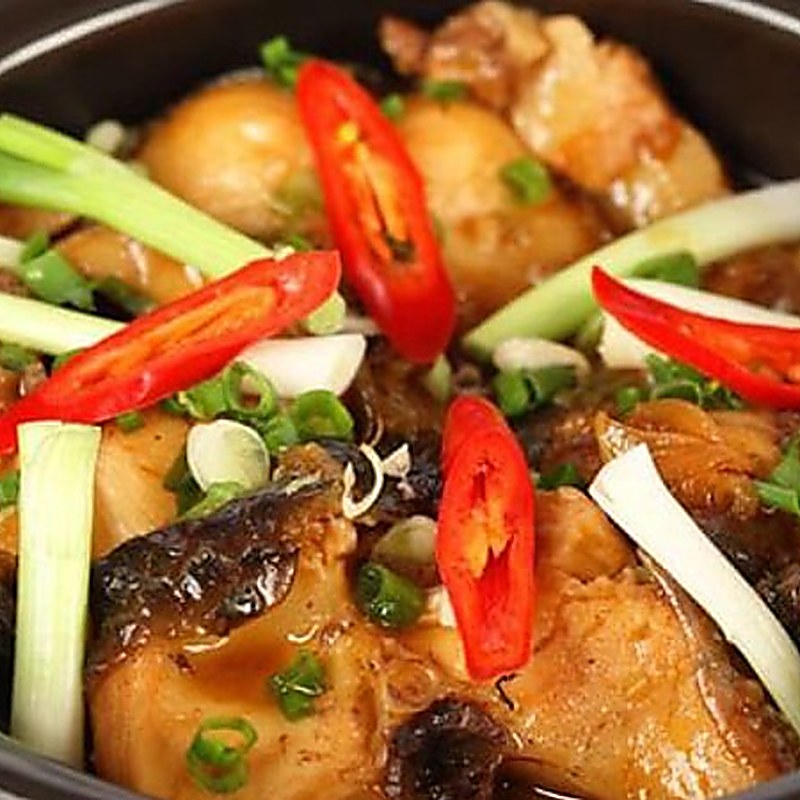 cá thu kho nghệ