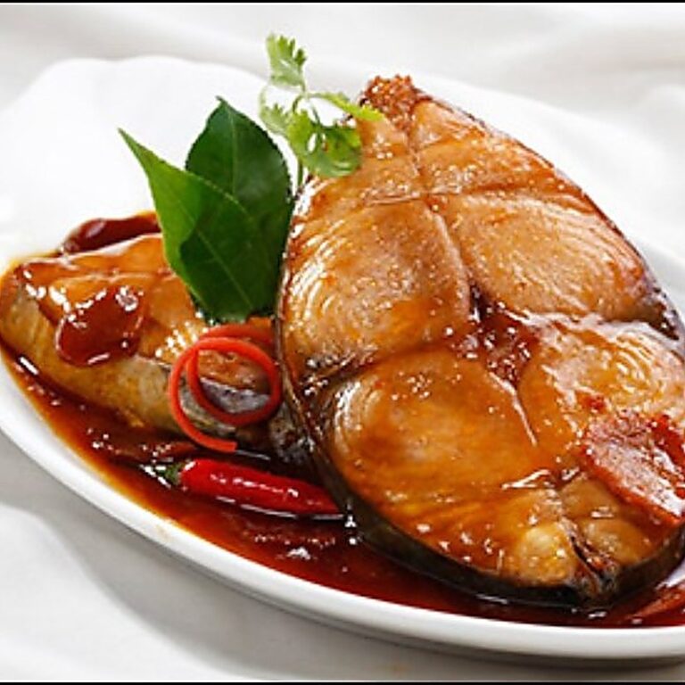 cá thu kho nghệ