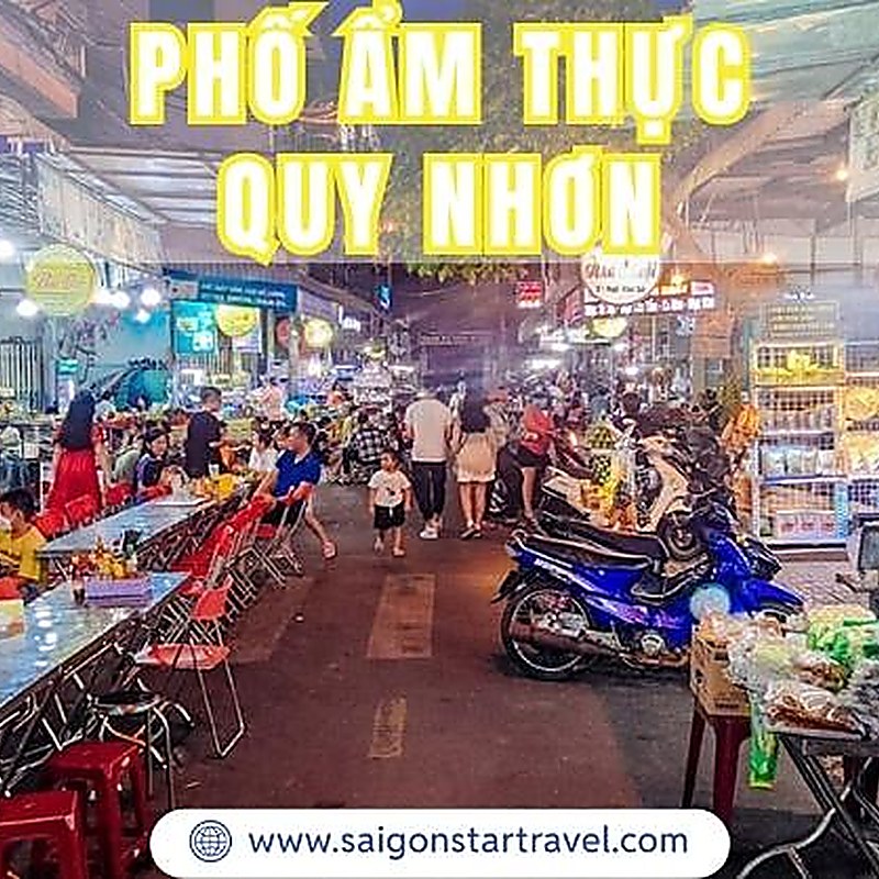chợ ăn vặt Quy Nhơn