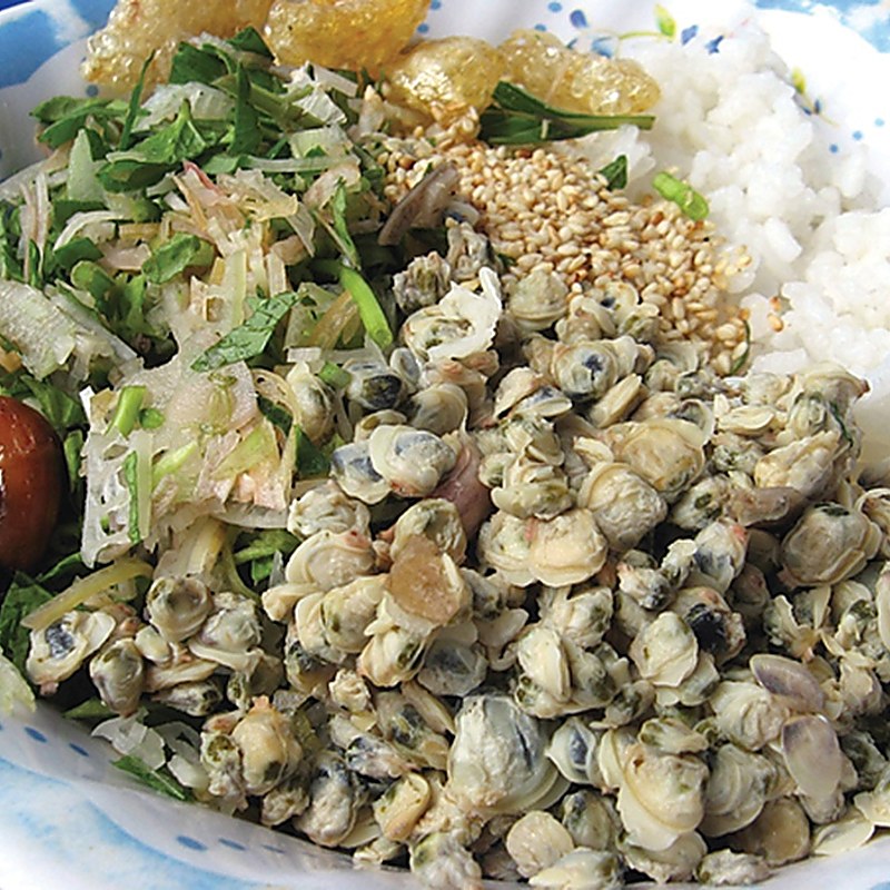 giá trị dinh dưỡng cơm hến