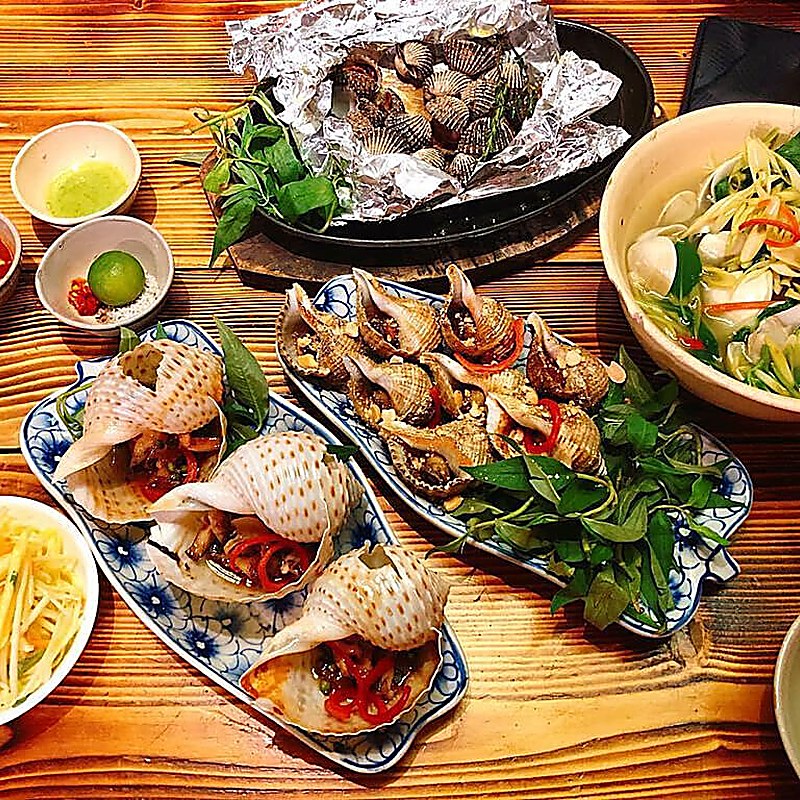 hải sản Quy Nhơn ngon