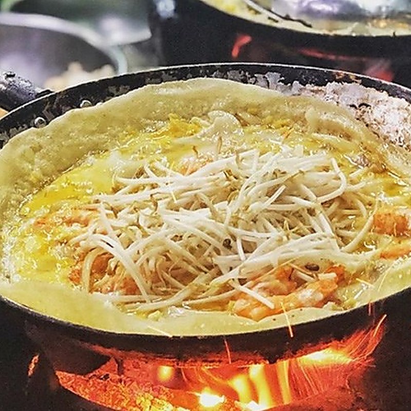 mẹo chiên bánh xèo giòn