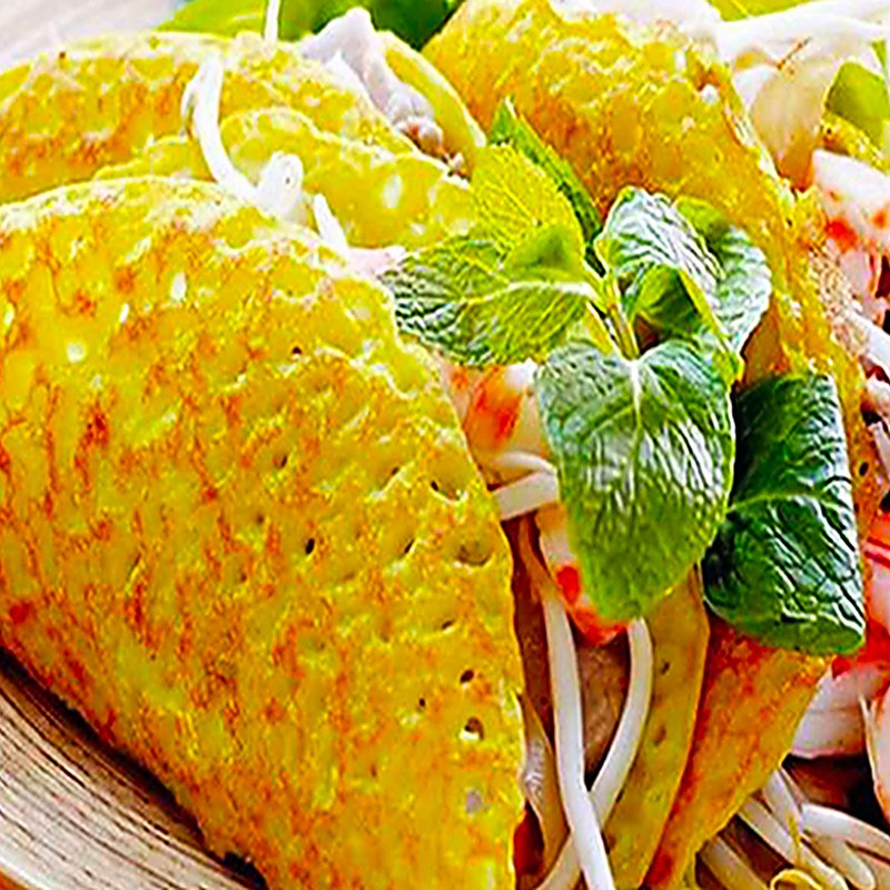 mẹo chiên bánh xèo giòn