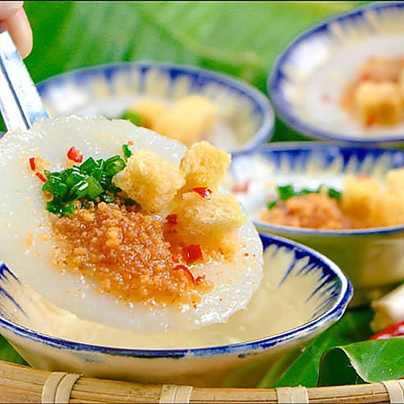 mẹo làm bánh bèo không bị nhão