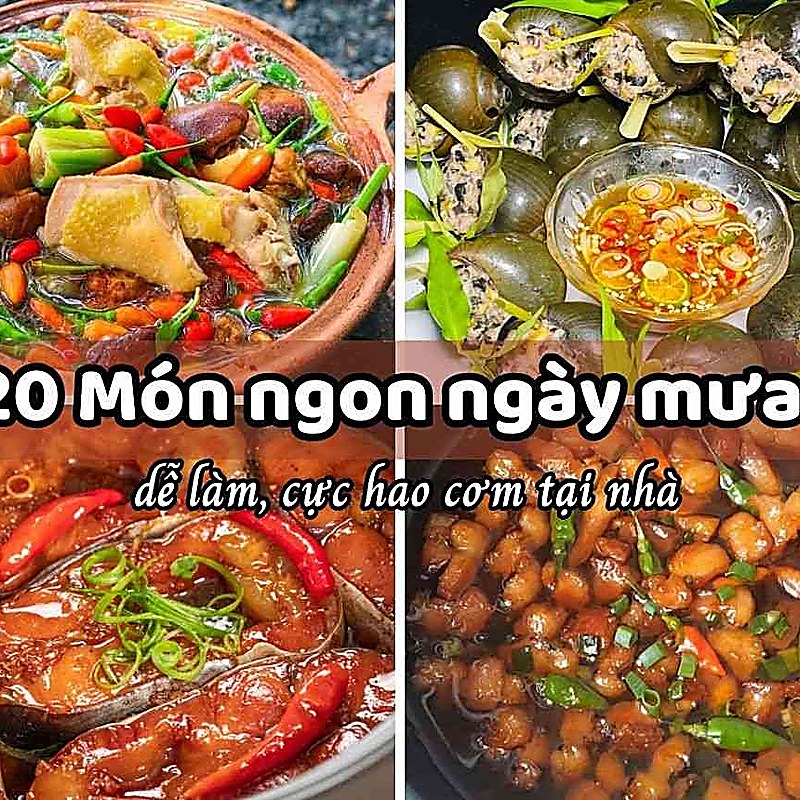 món ăn mùa mưa miền Trung