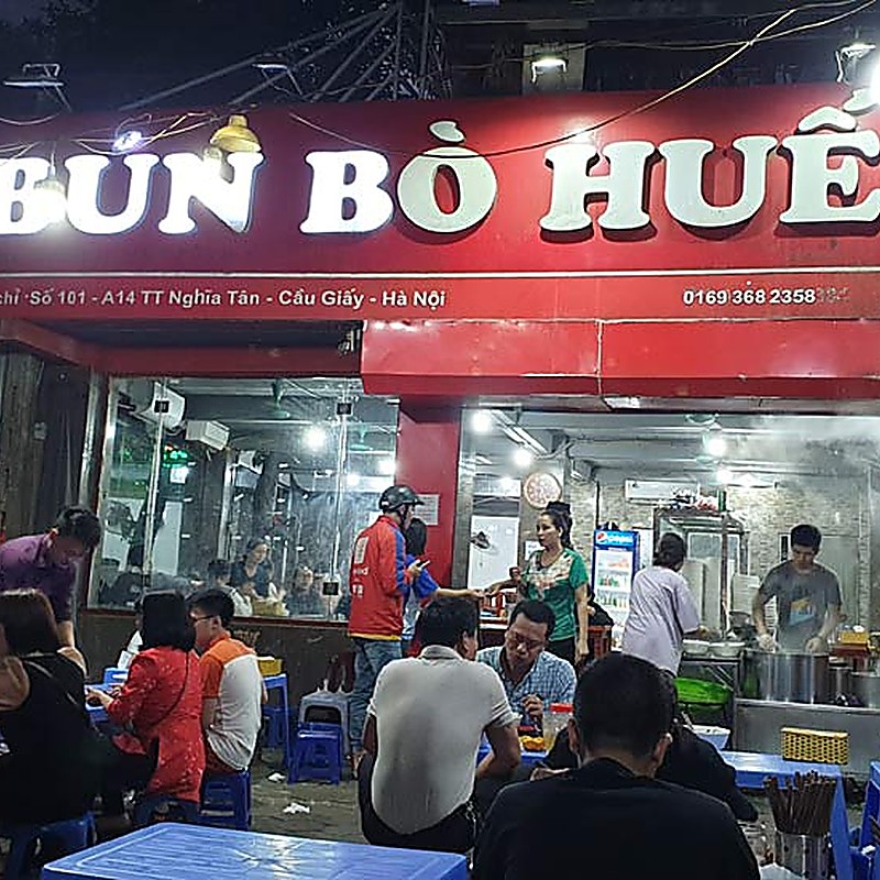 quán bún bò ngon nhất Huế