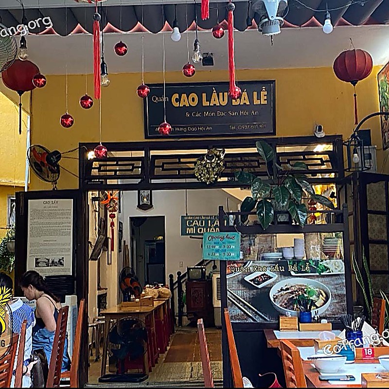 quán cao lầu ngon Hội An